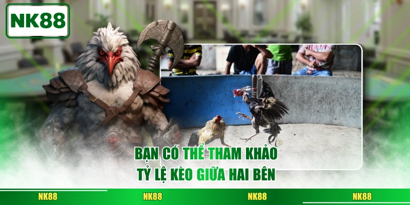Bạn có thể tham khảo tỷ lệ kèo giữa hai bên