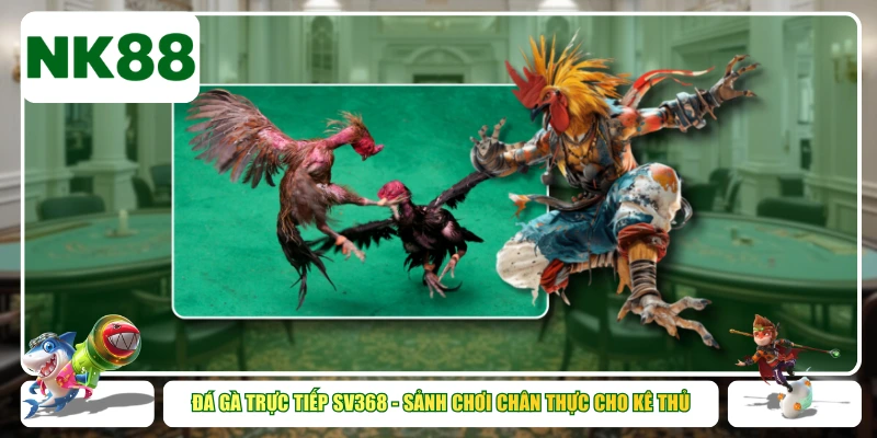 Đá Gà Trực Tiếp Sv368 - Sảnh Chơi Chân Thực Cho Kê Thủ